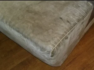 Narożnik tak brudny, że klientka chciała go wyrzucić.