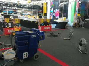 Pranie wykładziny w Media Expert Szczecin